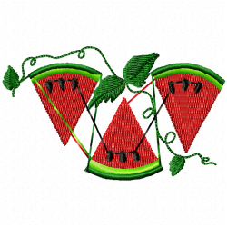 Watermelon Embroidery Design 5 Watermelon Embroidery Design 5